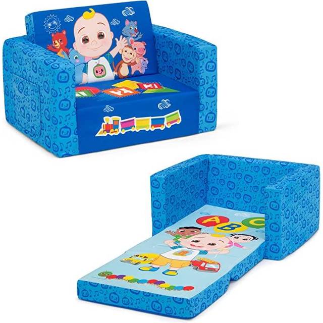 Delta Children CoComelon Cozee FlipOut Chair  2in1 Convertible Sof