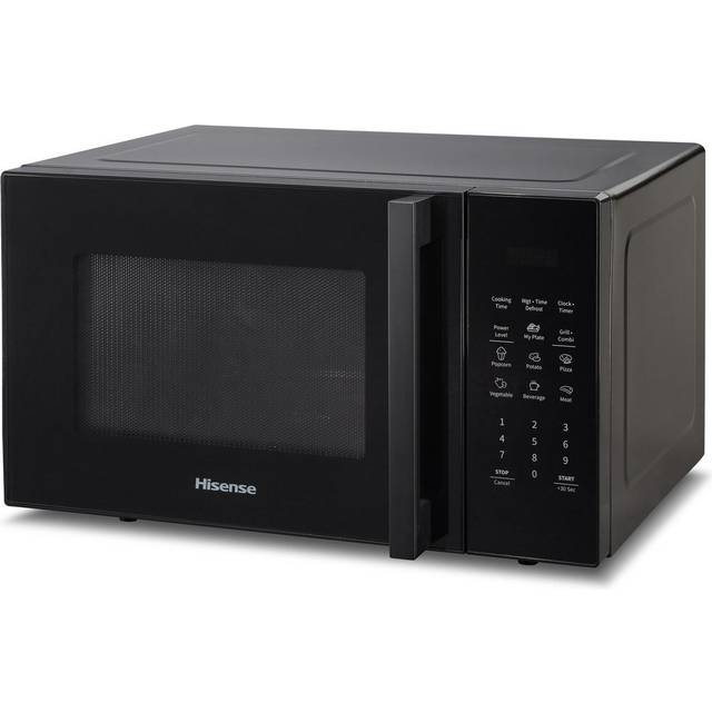Hisense H29MOBS9HGUK 29 Litre 29cm High, Freestanding Small Microwave With Grill - Black