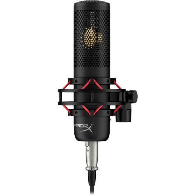 HyperX ProCast - Stor membran kondensatormikrofon, XLR-kontakt, svart