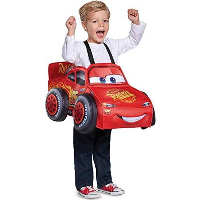 Toddler Lightning McQueen 3D Costume - Black&#47;Red&#47;White (One-Size)
