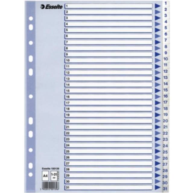 ESSELTE Register Non-Stop A4/1-31 Vit