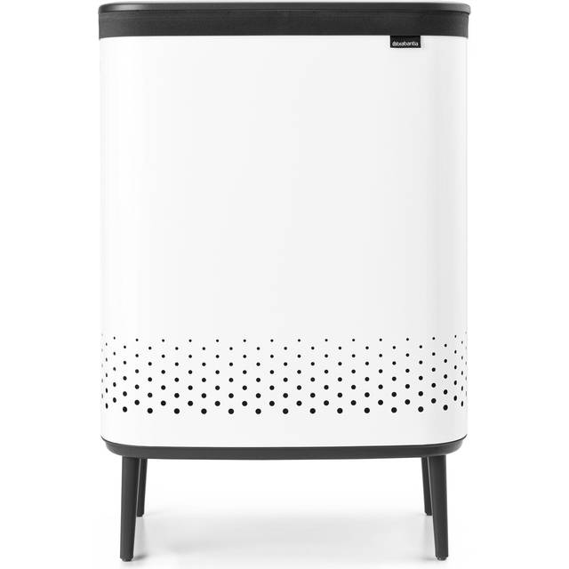 Brabantia Bo Hi Laundry Bin - 2 x 45L - White