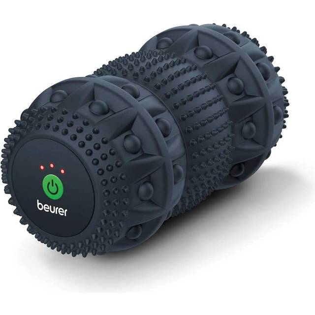 Beurer MG 35 Deep Roll Massage Roller with Vibration, Fascia Roller for Trigger Point Massage, 3 Intensity Levels, Massage Mode, Versatile, Deep