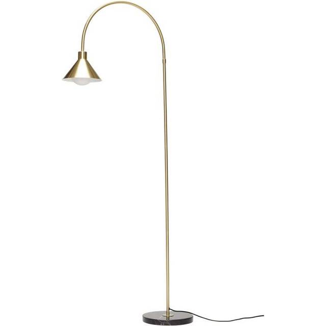 Hübsch - Pipe Floor Lamp Black/Brass