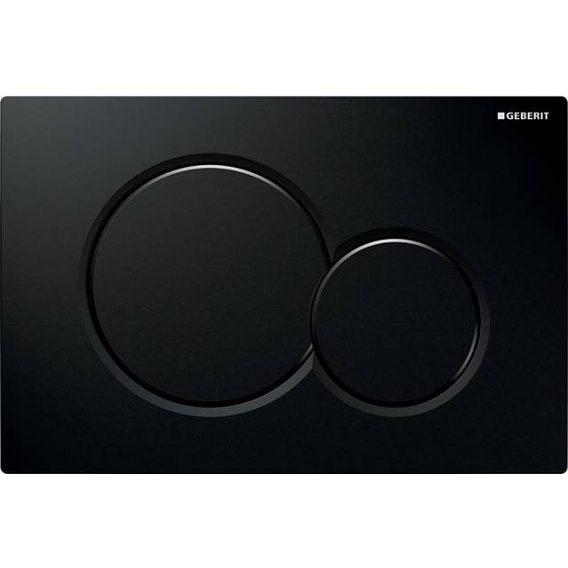 Geberit - Sigma01 Dual Flush Plate, Black (115.770.DW.5)