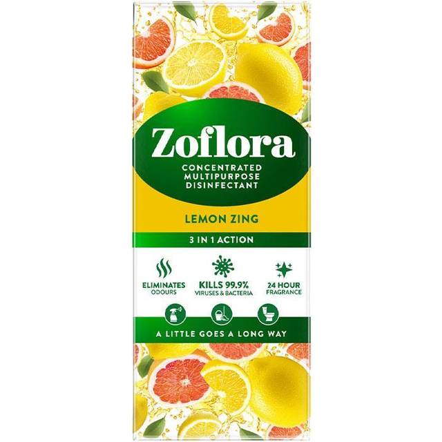 Zoflora Concentrated Disinfectant Lemon Zing 500ml