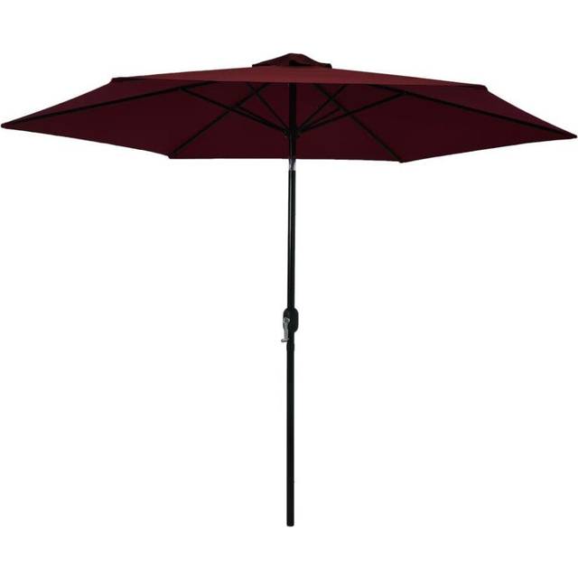 vidaXL Garden Parasol with Metal Pole Terracotta 300 cm - Brown