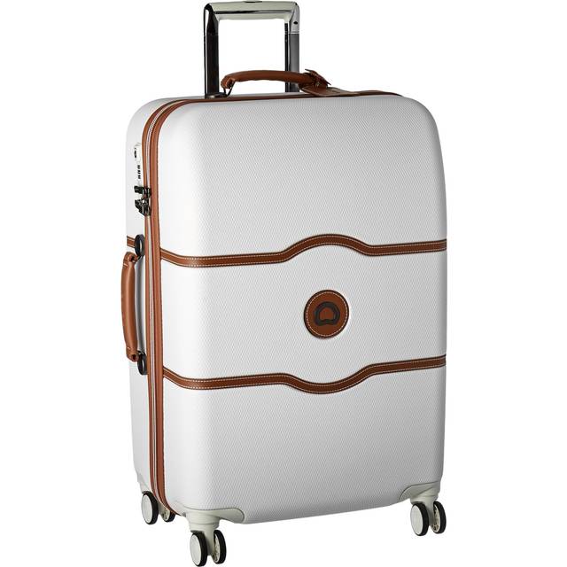 Delsey Paris Chatelet hård sida 2.0 bagage med spinner-hjul, Angora, Checked-Large 28 Inch, Chatelet Air 2.0 bagage med hård sida med spinnhjul