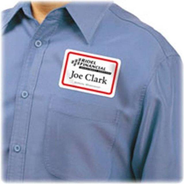 Avery AVE8395 Laser-Inkjet Name Badges,2.33 in. x 3.38 in.,160-PK,Plain WE