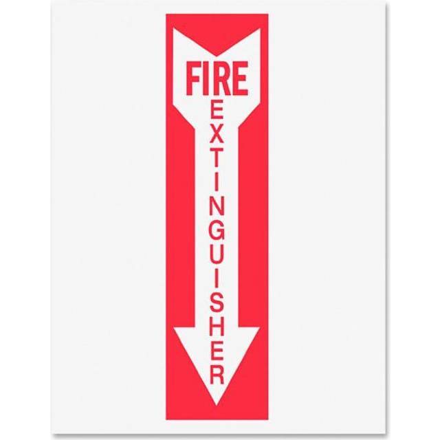 Tarifold TFIP1949FE Fire Extinguisher Magneto Sign Insert, 6 Per Pack