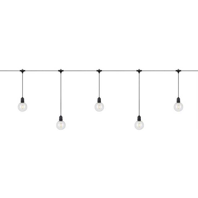 Garden 24 Deco Connectable Hanging LED Golf Ball Festoon Lights - 10 Lights - Extension