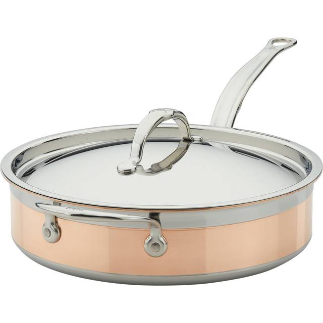 Hestan CopperBond Stainless Steel Saute Pan & Lid, 26cm