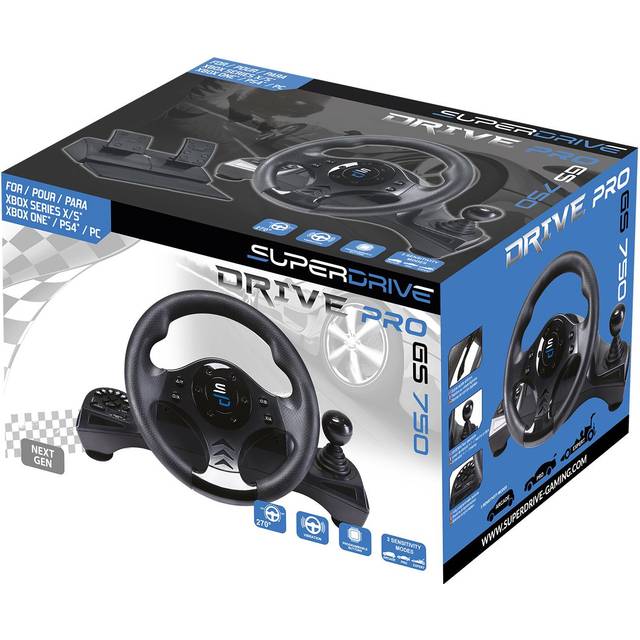 Subsonic Superdrive Drive Pro Wheel GS750 - Ratt och Pedaler (PS4/PC/Xbox)