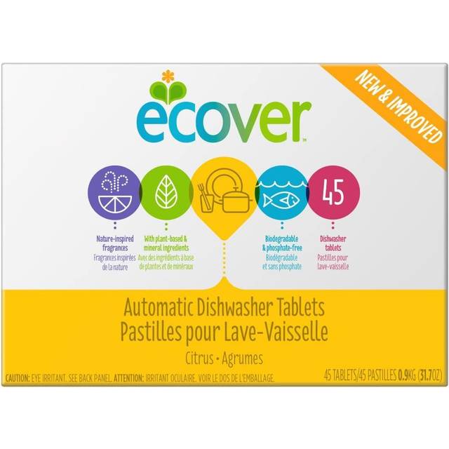 Ecover Automatic Dishwasher Tablets Citrus 45 Tablets
