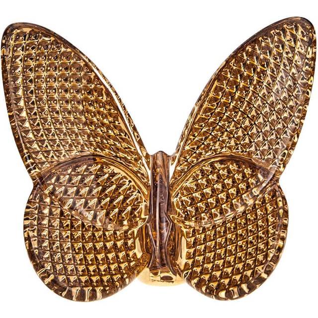 Baccarat 2.5 Lucky Crystal 20K Gold Diamant Butterfly