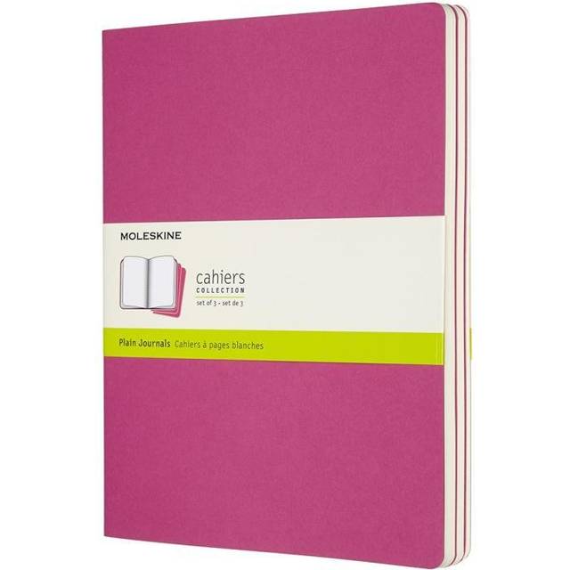 Moleskine Kinetic Pink Cahier Ruled Journals Set of Three