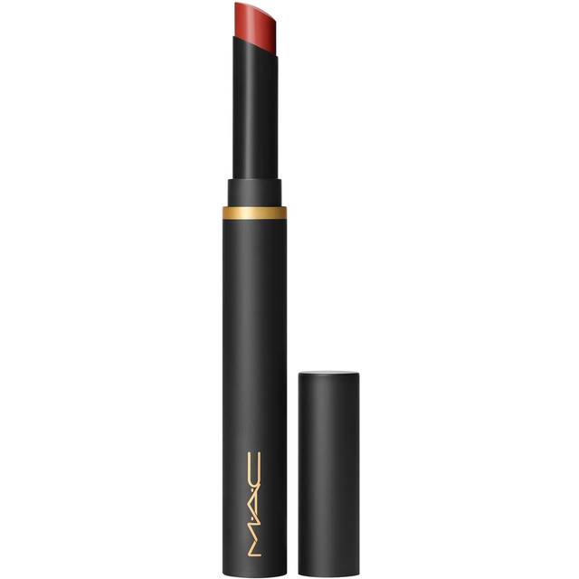 MAC Cosmetics Powder Kiss Velvet Blur Slim Stick Fuktgivande matt läppstift Skugga Devoted To Chili 2 g