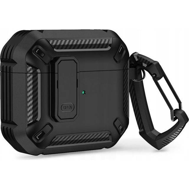 Airpods Pro 1/2 Skal X-Carbo - Svart