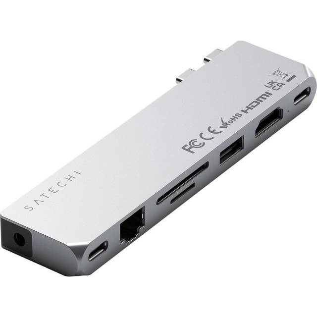 Satechi Pro Hub Max - Dockingstation - USB-C x 2 - HDMI - 1GbE