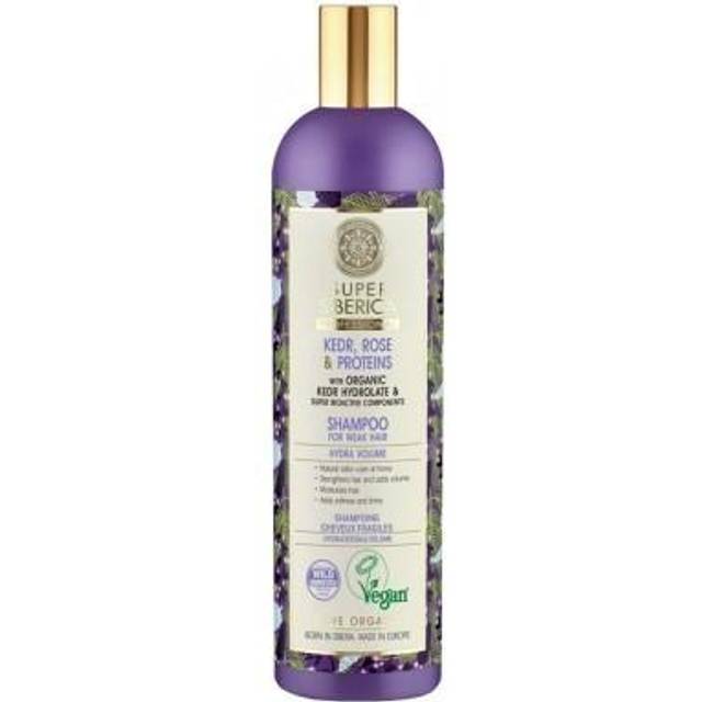 💚 natura siberica super kedr rose & proteins natural shampoo 400 ml