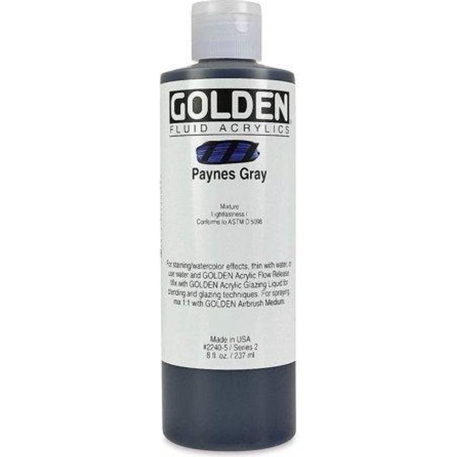Golden Fluid Acrylic Paint 237ml Paynes Grey