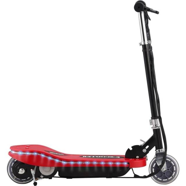 vidaXL Elsparkcykel med LED 120 W röd