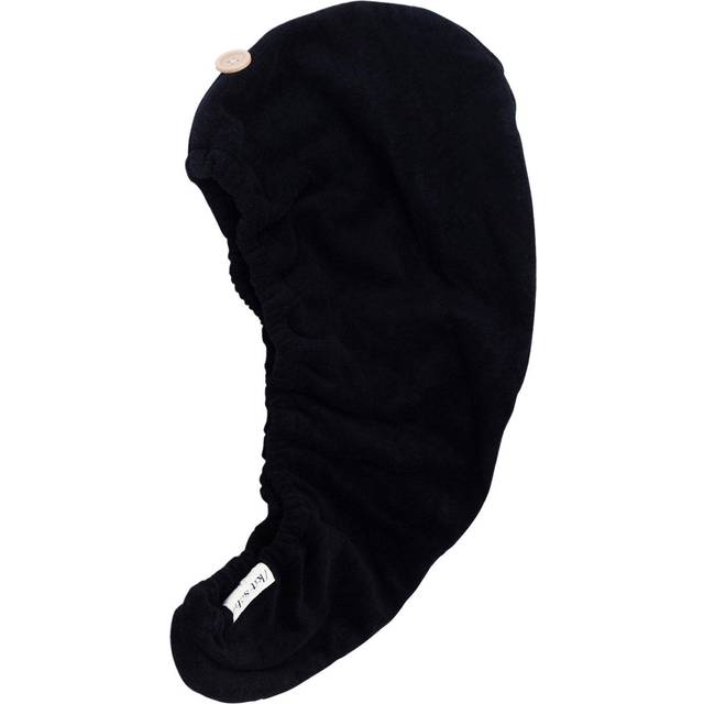 Kitsch – Svart hårhandduk - BLACK-Svart/a