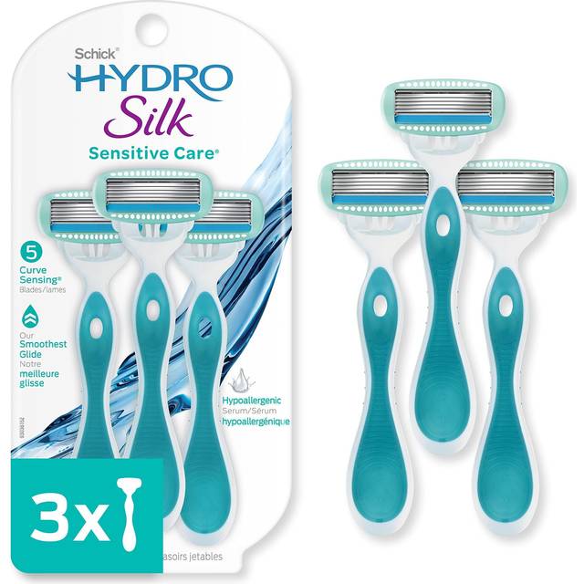 Schick Quattro for Women Sensitive Skin Disposable Razors, 3 hotsell Ct x 8 packs + 1