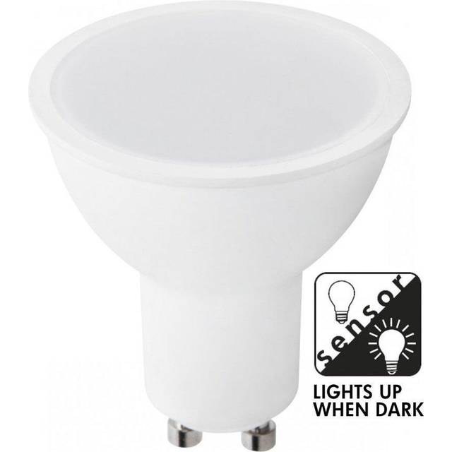Unison - GU10 dag/natt sensor 3,5W 3000K - Ljuskälla - Vit