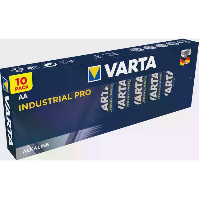 Varta Industrial batteri - 10 x AA / LR6 - alkaliskt (paket om 20)