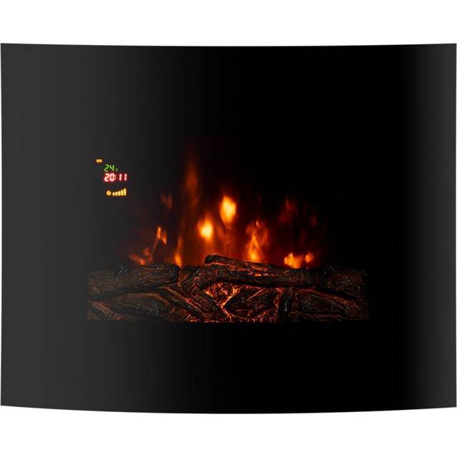 Focal Point Lexington Black Electric Fire 1.8kW - 52 x 66 x 11.4cm