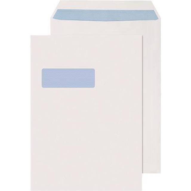 Q-Connect C4 Envelopes Window Self Seal 90gsm White Pk 250- KF3501