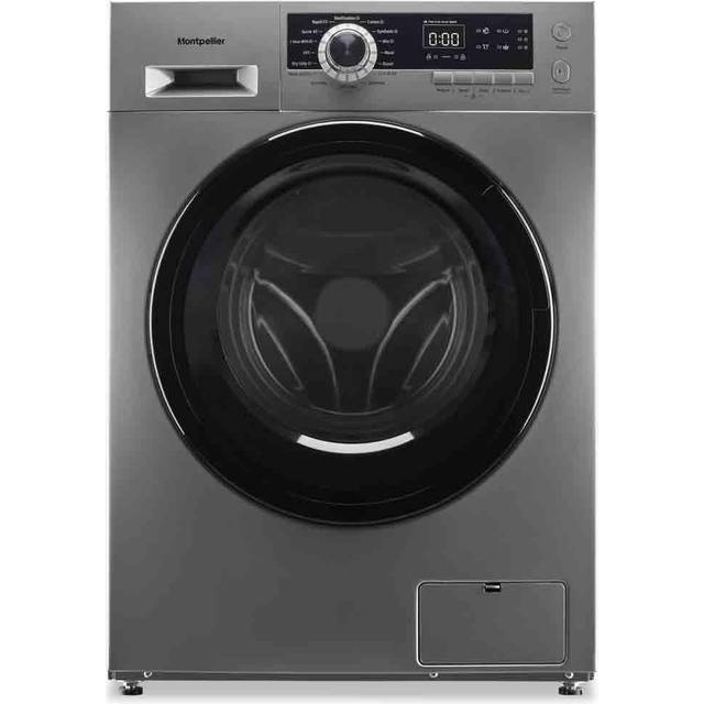 Freestanding Washer Dryer, Dark Silver 8kg/6kg Capacity - Montpellier MWD8614DS