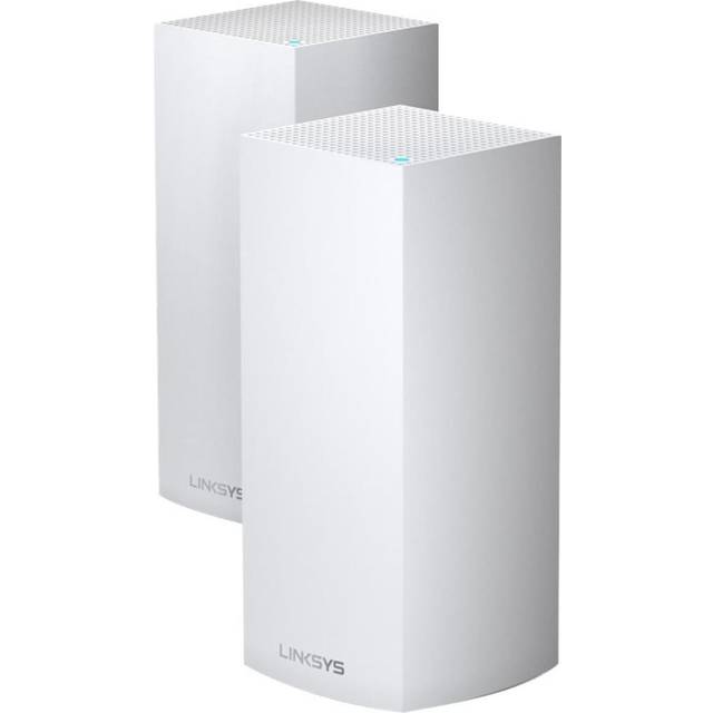 Linksys Velop Whole Home Intelligent Mesh WiFi 6 (AX4200) System, Tri-Band, 2-pack wireless router Gigabit Ethernet Tri-band (2.4 GHz / 5 GHz / 5 GHz) White