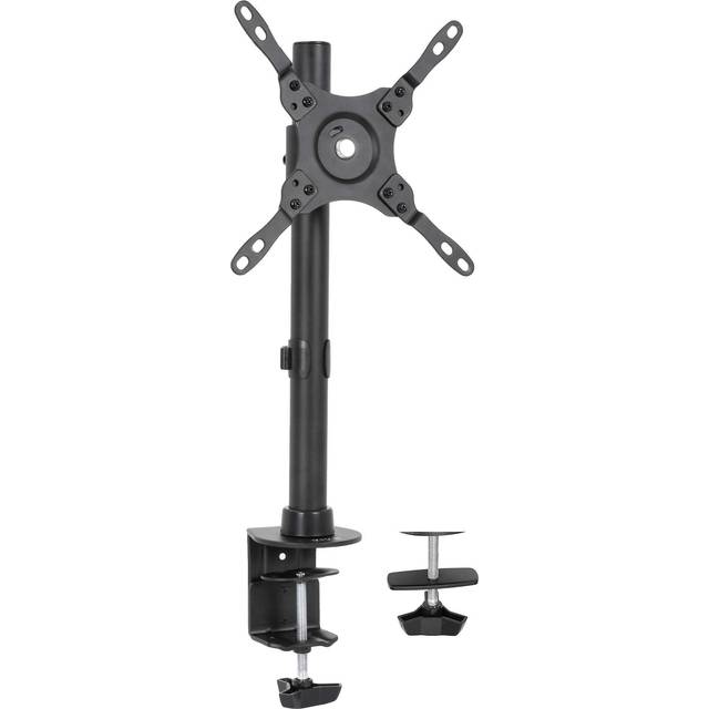Black Ultra Wide Screen TV and Monitor Desk Mount, Adjustable Height and Tilt Stand for Screens up to 42 inches, STAND-V101C
