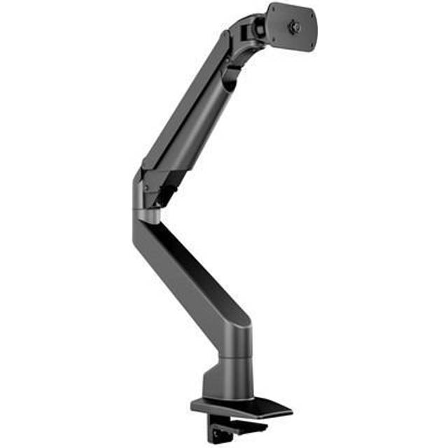 Multibrackets M - Monteringssats (bordsfäste, VESA-platta, enkel arm med gassträva) - artikulerande - för böjd LCD-skärm - aluminium - svart - skärms