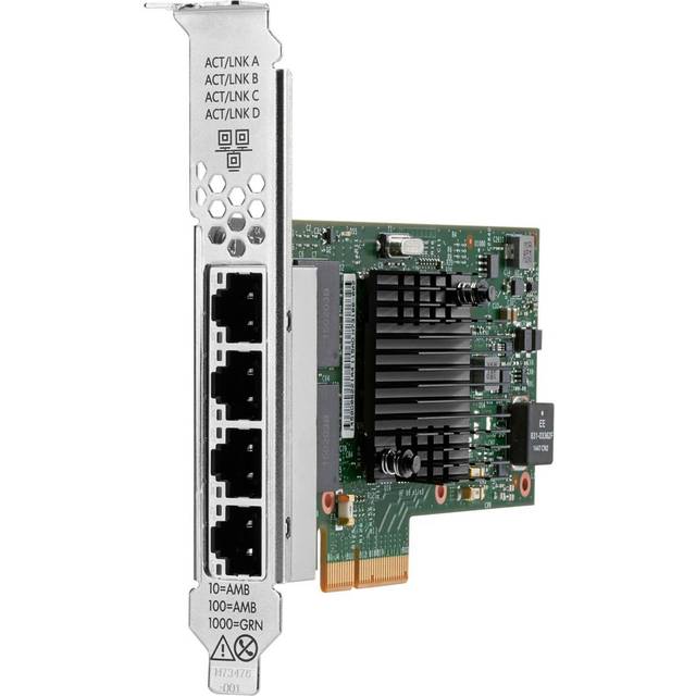 HPE I350-T4 - network adapter - PCIe 2.0 x4 - Gigabit Ethernet x 4