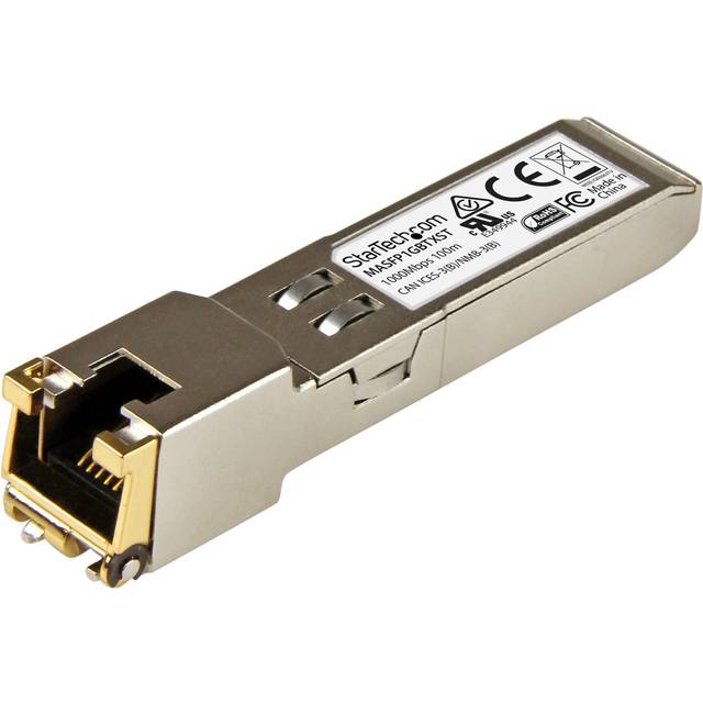 StarTech SFP Transceivermodul RJ45 Kupfer MASFP1GBTXST