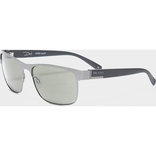 Unisex Bloc Deck Matt Gun Black Temple Sunglasses - Size OS - Eyewear - Green
