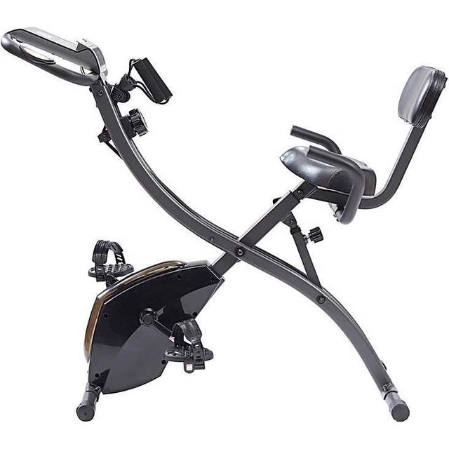 NEW IMAGE Slim Cycle 2-in-1 Exercise Bike - Black, Black
