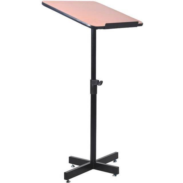 Pyle Portable Floor Lectern Podium Stand-Height Adjustable Steady Standing Design Teacher Speaker Lecture Classroom Presentation Stand,PLCTND44,Black