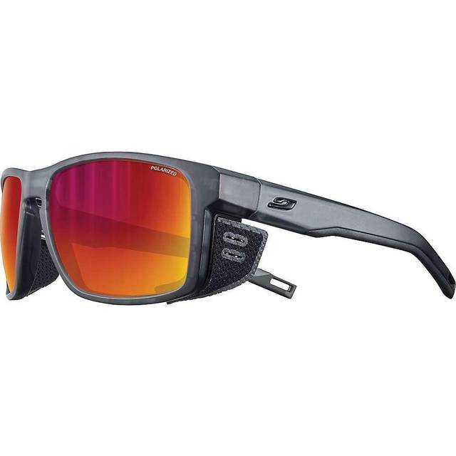Julbo mäns sköld solglasögon, Svart transparent/svart, En Storlek
