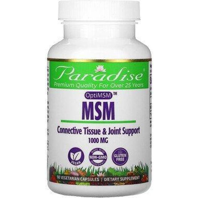 Paradise Herbs  MSM  1 000 mg  90 Vegetarian Capsules