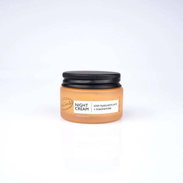 UpCircle Night Cream with hyaluronic acid + niacinamide - Travel Size