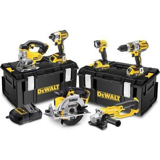 DeWalt DCK694P3 18v XR Cordless 6 Piece Power Tool Kit 3 x 5ah Li-ion Battery Charger Case