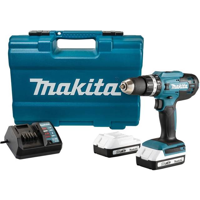 Makita HP488DAEX1 drill 1400 RPM Keyless 1.8 kg Black, Green