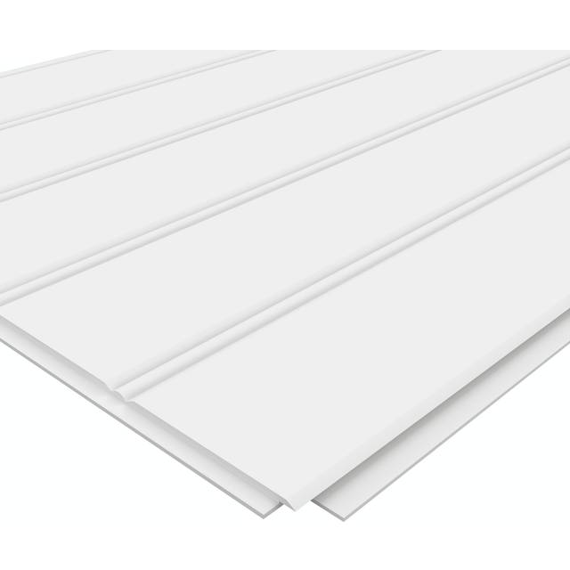 Takpanel Moelven Regina Pärlspont Vit 6X405X1215Mm