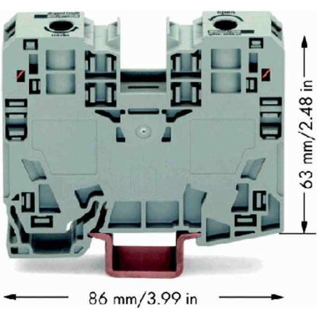 285-135 - Feed-through terminal block 16mm 125A 285-135