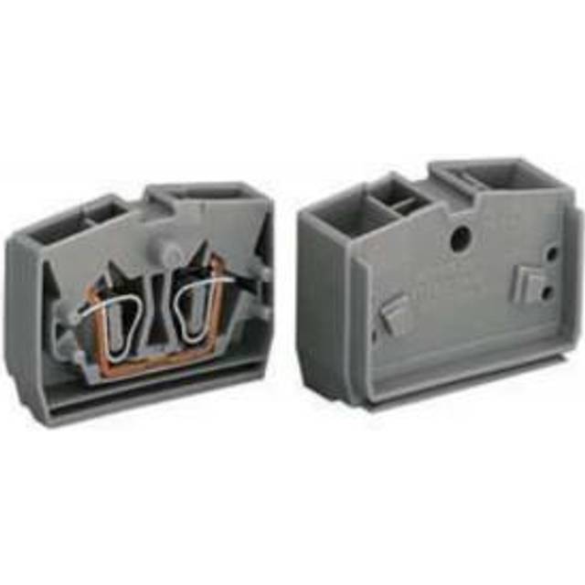 WAGO 264-351 4 Conductor 24A Centre Terminal Block Fixing Flange Grey