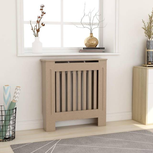 vidaXL MDF Radiator Cover 78 cm - Brown